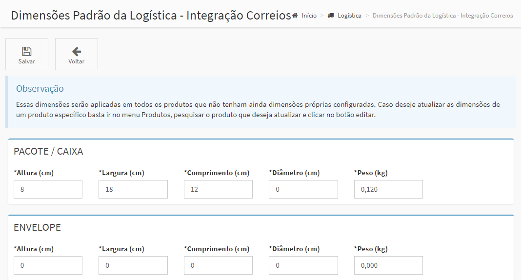 Integra O Correios Log Base De Conhecimento Notazz